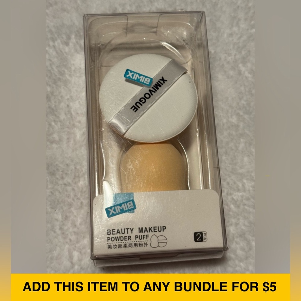#H&B009 - Ximivogue 2-pc Beauty Blender Sponge & Powder Puff Set